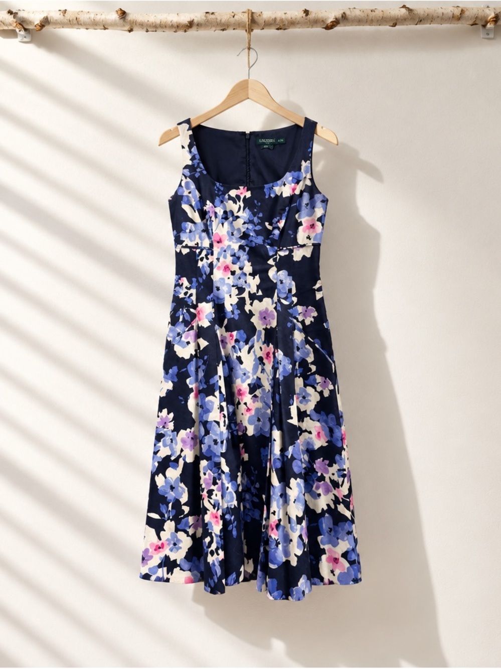 Lauren  Ralph Lauren Day Dream Floral Sleeveless Fit-and-Flare Dress